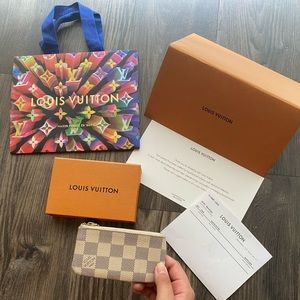 Louis Vuitton Damier Azur Key Pouch